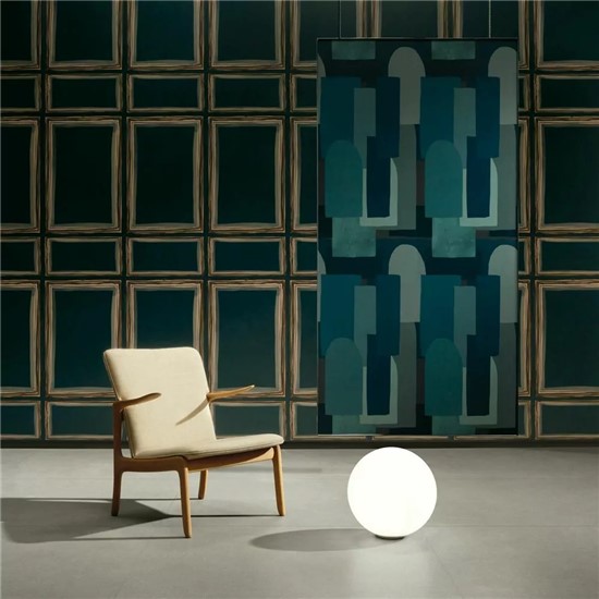 SARTORIA SCENARI BOISERIE BLUE SHAPES