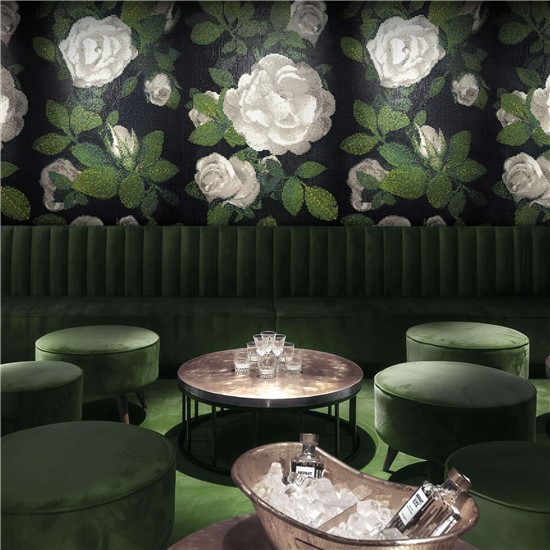 BISAZZA DECORATIONS SPRINGROSE GRIGIO