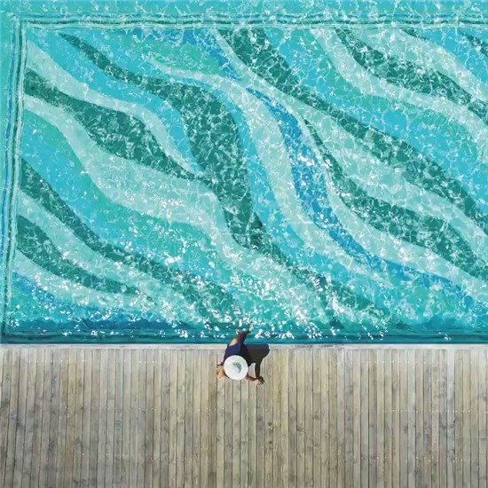 BISAZZA ONDE 20 CELESTE